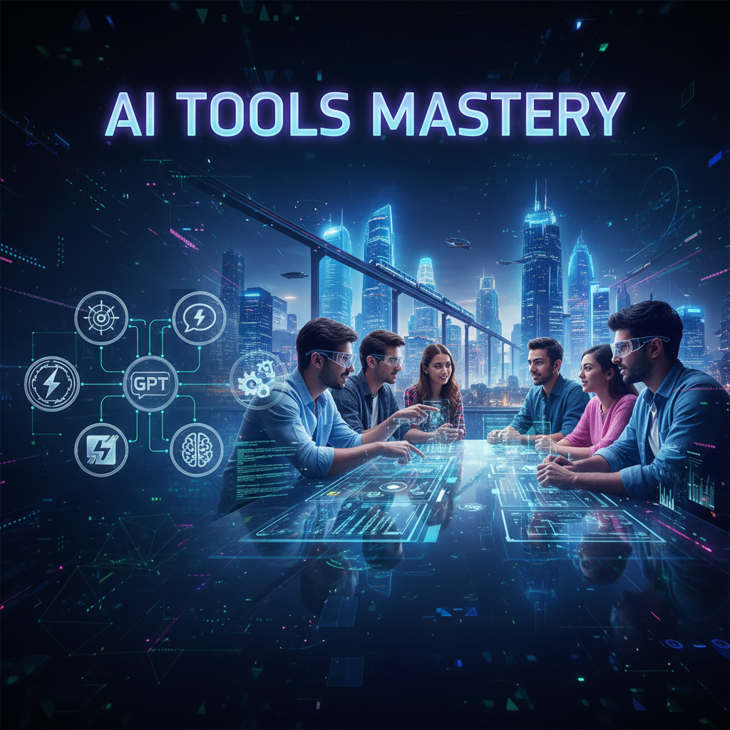 AI Tools Mastery course in hyderabad Image with team members